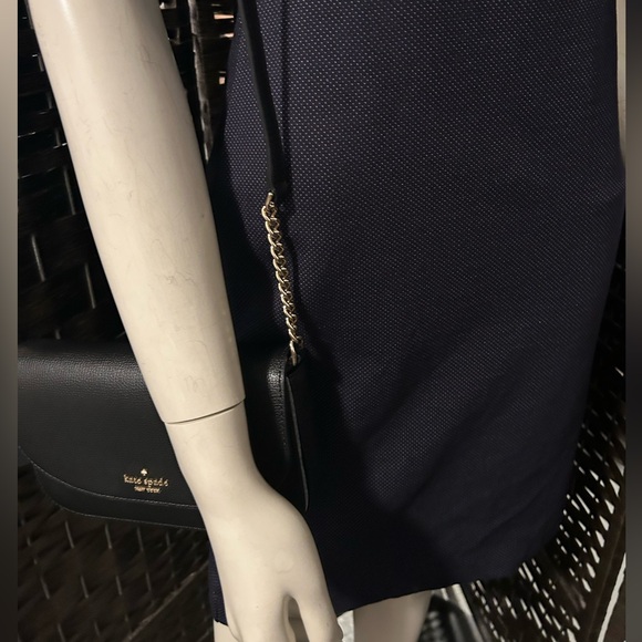 Kate Spade Kristi black leather chain detail  adjustable crossbody bag Msrp  249 - Picture 5 of 15